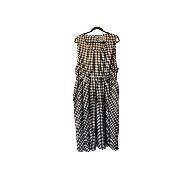shiny by nature women’s plus size, black and white checkered mini dress pockets - Picture 1 of 5
